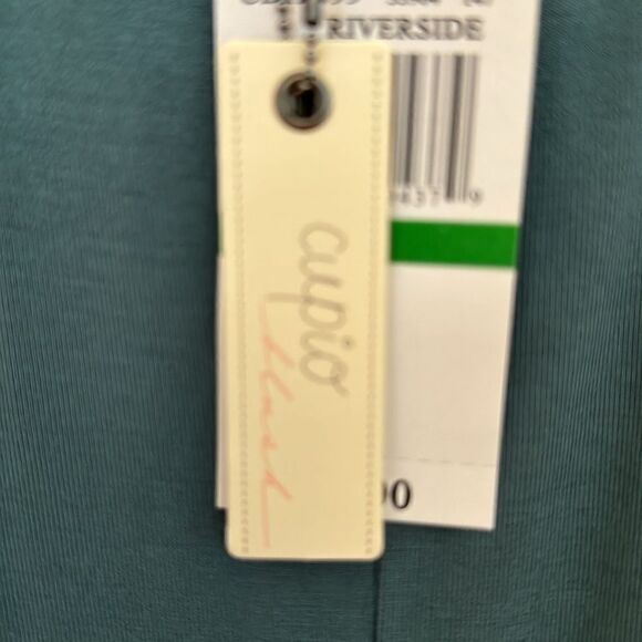 Teal bluish gray knit dress by Cupid size large - Picture 3 of 12